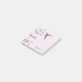 Aangepaste kolibrie  post-it® notes (Schuin)