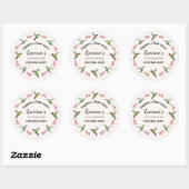Aangepaste Kolibrie Ronde Sticker (Vel)