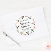 Aangepaste Kolibrie Ronde Sticker (Envelop)