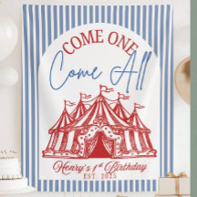 Aangepaste "Kom Eén Kom Allen" banner voor Circus