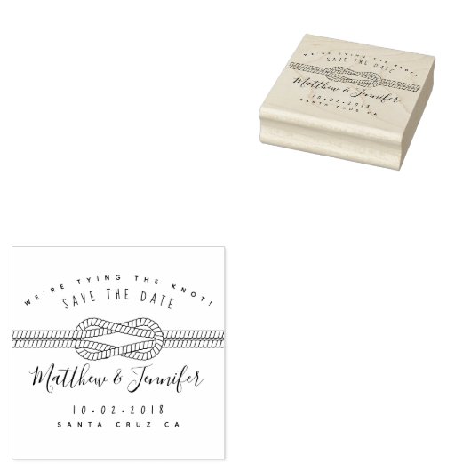 Aangepaste koppeling van het script Knot Rustic sl Rubberstempel (Gestempeld)