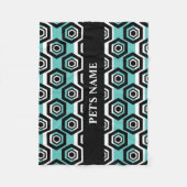 Aangepaste koppellijnen fleece deken (Voorkant)