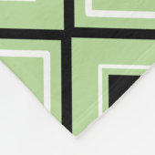 Aangepaste koppellijnen fleece deken (Hoek)