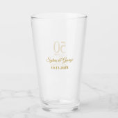 Aangepaste koppels Naam Keepsake 50ste Jubileum Gi Glas (Voorkant)