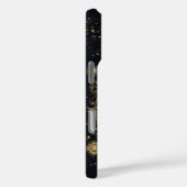 Aangepaste Kosmische Celestial Goud Zwarte Zon Maa Case-Mate iPhone Case (Achterkant / Rechts)