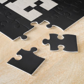 Aangepaste koude bieren, eik en brei legpuzzel (Zijkant)