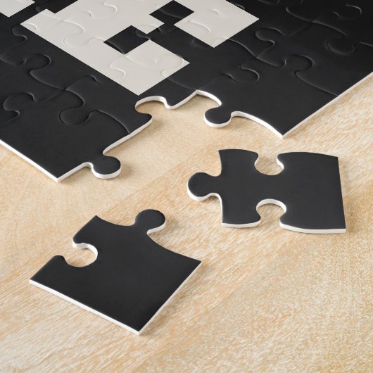 Aangepaste koude bieren, eik en brei legpuzzel (Zijkant)