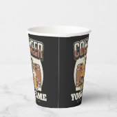 Aangepaste koude bieren, eik en brei papieren bekers (Rechts)