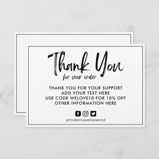 aangepaste Kraft Media Insert (Voorkant / Achterkant)