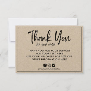 aangepaste Kraft Media Insert