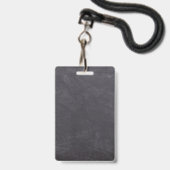 Aangepaste krijtbord Naam Datum VIP-toegangskaart Badge (Achterkant met lanyard)