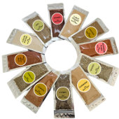 Aangepaste Kruid en Spice pot etiketten kleur geco Sticker