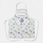 Aangepaste kruidenfluisteraar met Floral Pastel Pa Schort (Voorkant)