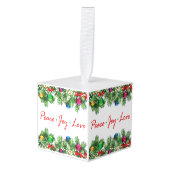 Aangepaste kubusversiering ornament (Voorkant hoekig)