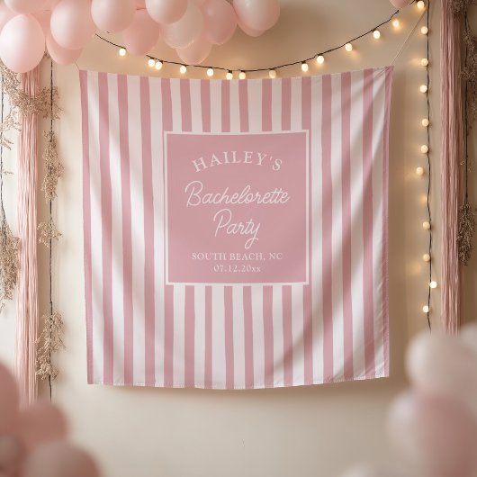 Aangepaste Kust Bachelorette Beachy & Fun Wandkleed