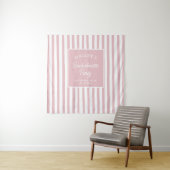 Aangepaste Kust Bachelorette Beachy & Fun Wandkleed (In situ)