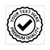 Aangepaste kwaliteitscontrole keurmerk zegel 	rubberstempel (Afrduk)