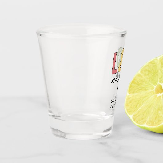 Aangepaste L- en D-verpleegkundige | Arbeid en bez Shot Glas (Links)