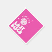 Aangepaste Laatste Disco Bachelorette Disco Bal Servet (Hoek)