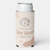 Aangepaste Laatste Disco Retro Bachelorette Feest (Seltzer Voorkant)