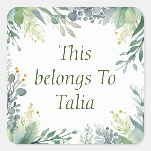 Aangepaste labels (Voorkant)