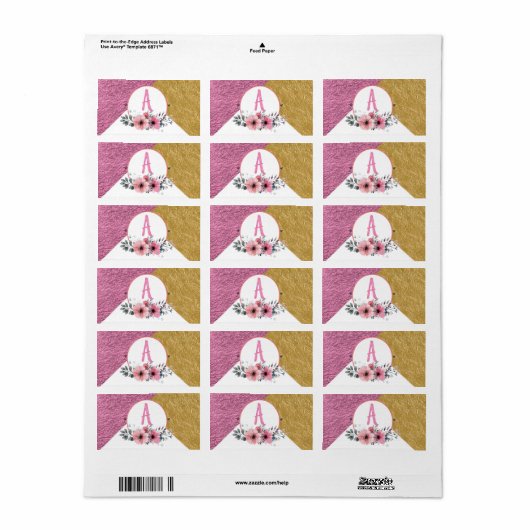 Aangepaste labels (Full Sheet)