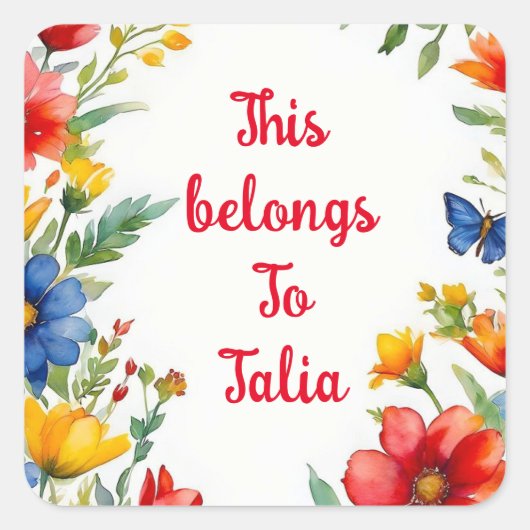 Aangepaste labels (Voorkant)