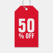 Aangepaste labels met een detailhandelsprijs van 5 cadeaulabel (Achterkant)