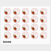 Aangepaste labels voor Applesaucs of Apple Butter (Vel)