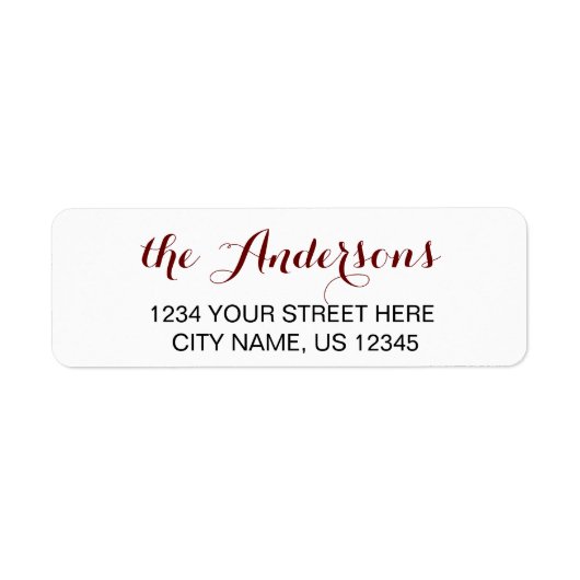 Aangepaste labels voor de naam van de Script-famil (Voorkant)