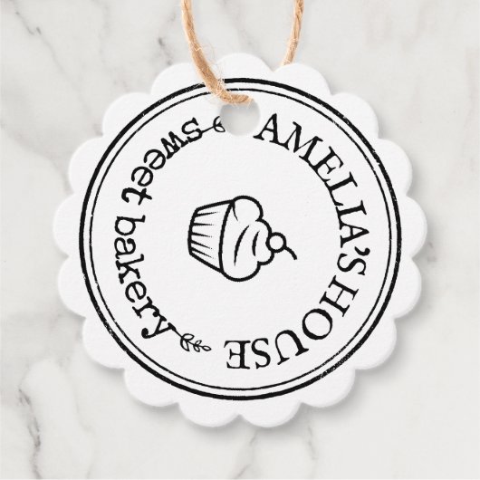 Aangepaste Labels voor grote persoonlijke Logo (Voorkant)