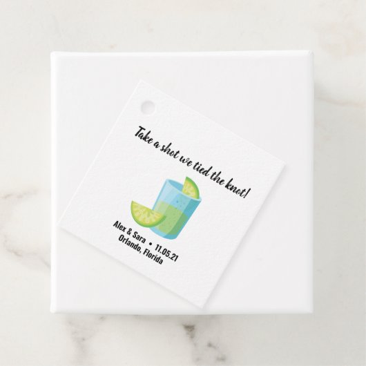 Aangepaste labels voor gunsten (In situ)