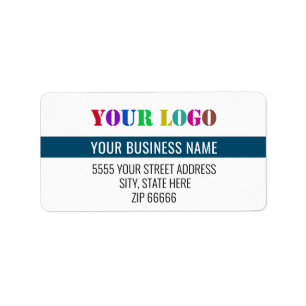 Aangepaste labels voor het retouradres van uw Logo