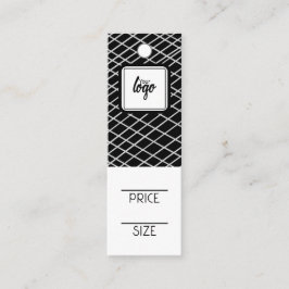 Aangepaste Labels voor logo gelijnd patroon