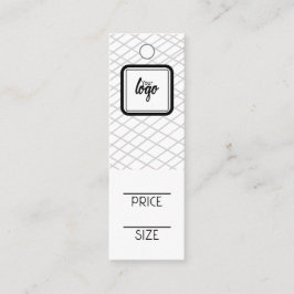 Aangepaste Labels voor logo gelijnd patroon