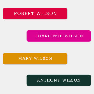 Aangepaste Labels voor naamgeving