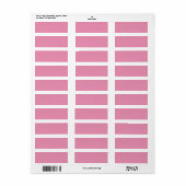 Aangepaste labels voor retouradres | Stickers en v (Full Sheet)