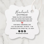 Aangepaste Labels voor verpakkingsmateriaal voor k (Achterkant)