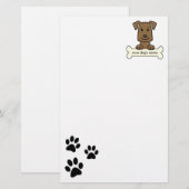 Aangepaste labrador reever briefpapier (Voorkant / Achterkant)