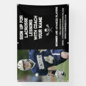 Aangepaste Lacrosse Coach Coaching Klasse Lessen Z Spandoek (Verticaal)