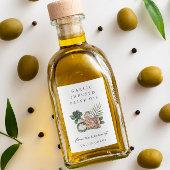 Aangepaste Landelijke Boerenmarkt Stijl Voedselcontainer Etiket