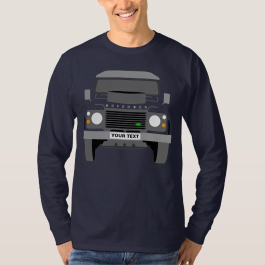 Aangepaste Landrand T-Shirt aanpassen (Voorkant)