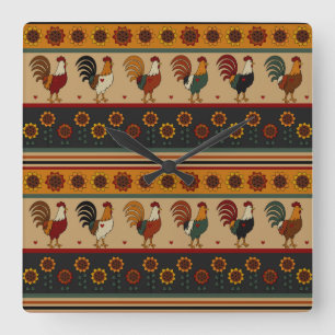 Aangepaste landwandklok vierkante klok