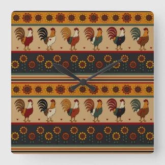 Aangepaste landwandklok vierkante klok