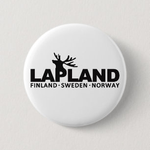 aangepaste LAPLAND-knop Ronde Button 5,7 Cm
