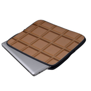 Aangepaste laptophoes met "Chocolate Bar" Laptop Sleeve