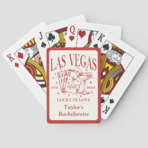 Aangepaste Las Vegas Bachelorette Party gepersonal Pokerkaarten
