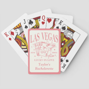 Aangepaste Las Vegas Bachelorette Party gepersonal Pokerkaarten