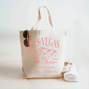 Aangepaste Las Vegas Bachelorette Party gepersonal Tote Bag