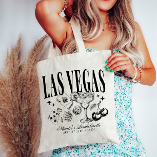 Aangepaste Las Vegas Bachelorette Party gepersonal Tote Bag